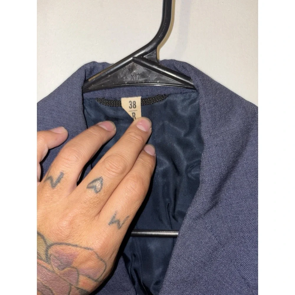Vintage 1962 USAF Air Force Dress Blue Uniform Coat Jacket Master Sergeant 38R